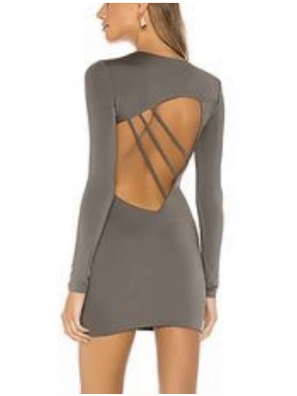 SUPERDOWN Revolve Y2K Going Out Dee Cut Out Open Back Mini Dress Size S